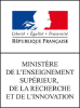 Logo du Ministère de l’Enseignement Supérieur, de la recherche et de l'innovation